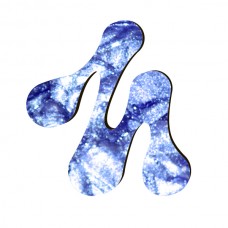3D GEL PASTE GLITTER Nails Molekula 5 ml Dark Blue