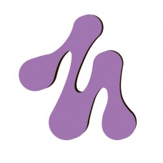 3D GEL PASTE Nails Molekula DELUXE LINE  5 ml Violet