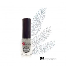 Лак для стемпінгу Nails Molekula №03 (срібло) 6 мл