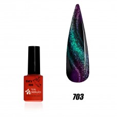 Гель-лак Nails Molekula 7D Эффект кошачий глаз №703