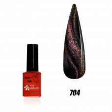 Гель-лак Nails Molekula 7D Эффект кошачий глаз №704