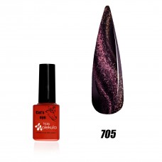 Гель-лак Nails Molekula 7D Эффект кошачий глаз №705