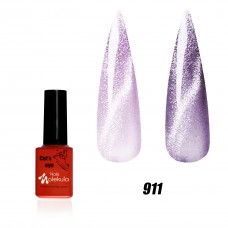 Гель-лак Nails Molekula 9D ефект котяче око №911(кварцовий)