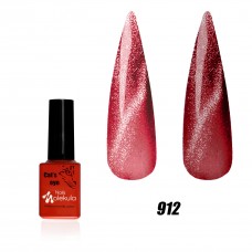 Гель-лак Nails Molekula 9D ефект котяче око №912 (кварцовий)