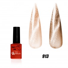 Гель-лак Nails Molekula 9D ефект котяче око №913 (кварцовий)