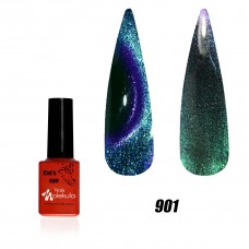 Гель-лак Nails Molekula 9D эффект кошачий глаз №901