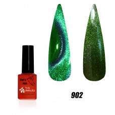 Гель-лак Nails Molekula 9D эффект кошачий глаз №902