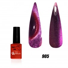 Гель-лак Nails Molekula 9D эффект кошачий глаз №905