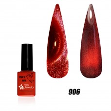Гель-лак Nails Molekula 9D эффект кошачий глаз №906