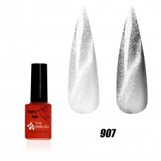 Гель-лак Nails Molekula 9D эффект кошачий глаз №907 (кристальный)