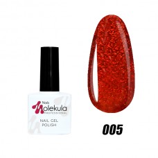 Гель-лак Nails Molekula Gel Polish №005 Червоне мерехтіння 11ml