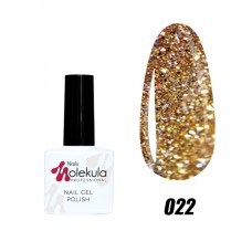 Гель-лак Nails Molekula Gel Polish №022 Золоте мерехтіння 11ml