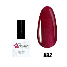 Гель-лак Nails Molekula Gel Polish №032 Червоний перламутр 11ml