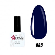 Гель-лак Nails Molekula Gel Polish №035 Темно синій перламутр 11ml