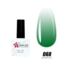 Гель-лак Nails Molekula Gel Polish №068 Вітражнийзеленый 11ml