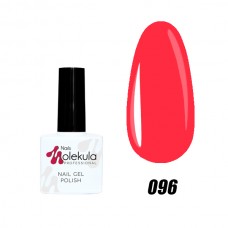 Гель-лак Nails Molekula Gel Polish №096 Рожево кораловий неон 11ml