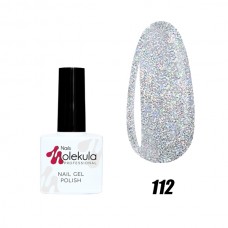 Гель-лак Nails Molekula Gel Polish №112 Перламутрове срібло 11ml