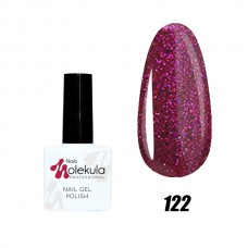 Гель-лак Nails Molekula Gel Polish №122 Малинове мерехтіння 11ml
