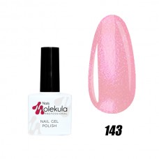 Гель-лак Nails Molekula Gel Polish №143 Рожевий з мерехтінням 11ml