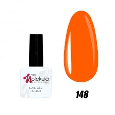 Гель-лак Nails Molekula Gel Polish №148 Оранжево рудий неон 11ml