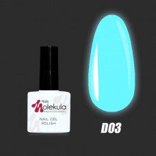 Гель-лак Nails Molekula Gel Polish DISCO collection №D03 (Denver club)