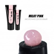 POLY GEL NAILS MOLEKULA №02 MILKY PINK (молочно рожевий)