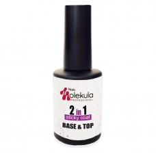 Base & Top 2 in 1 Nails Molekula (База і фініш 2 в 1)